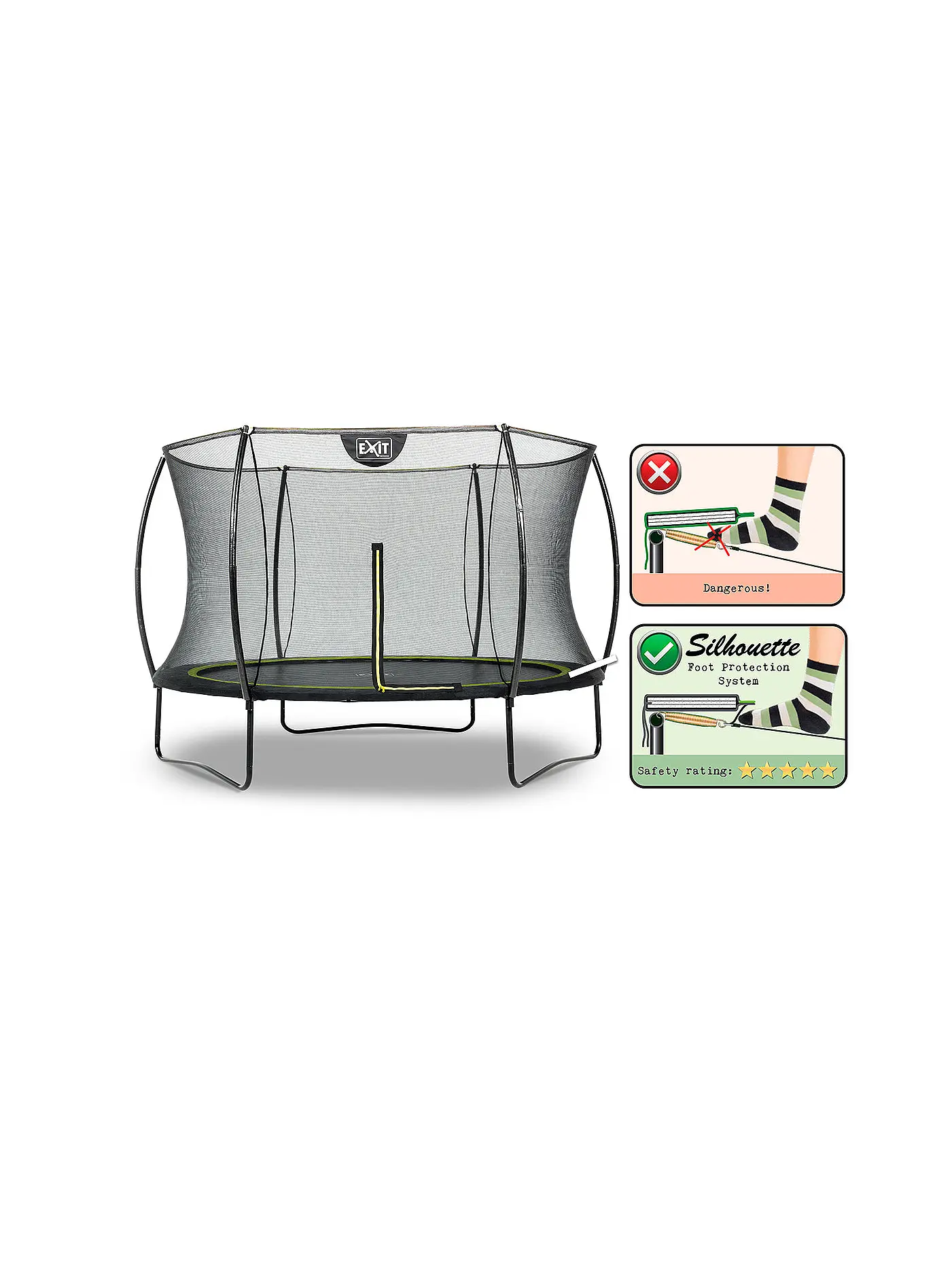 EXIT TOYS | Silhouette Trampolin 305cm | 